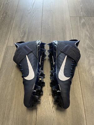 Nike Alpha Menace Pro 2 Football Cleats Navy Blue Size 12 Mens