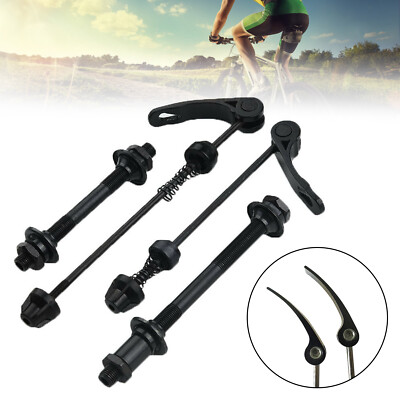 4pcs Bike Axle Bicycle Cycle Wheel Mountain Front Rear Quick Release Set Skewers eBay