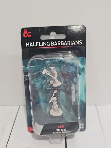 D&D Nolzur's Marvelous Unpainted Miniatures: W18 Halfling Barbarians