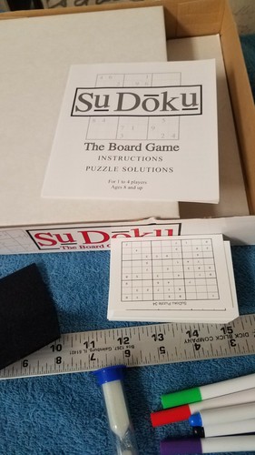 Sudoku The Board Game Pressman Original - Picture 6 of 10