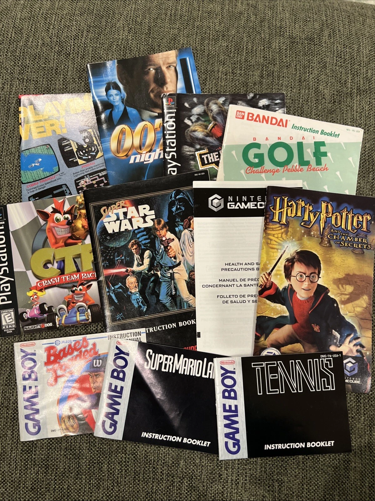 Video game Manual & Inserts Lot!