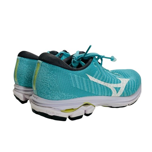 Mizuno Womens Wave Ride Waveknit 3 J1GD192902 Sea Green Running Shoes Size 7.5 - Picture 8 of 11