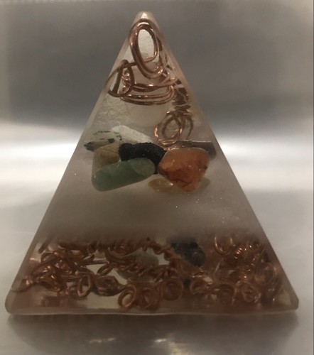 Orgone Pyramid Energy Generator EMF Protection Healing Quartz HANDMADE - Picture 3 of 6