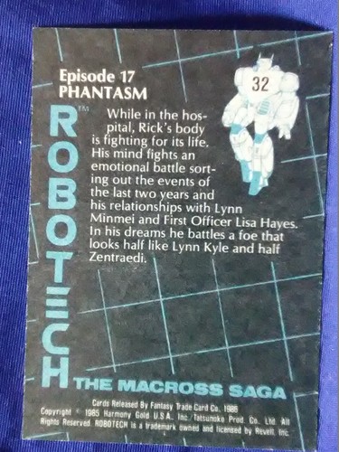 Vintage 1985 FTCC Robotech: The Macross Saga Trading cards You-Pick-1 - Picture 44 of 92