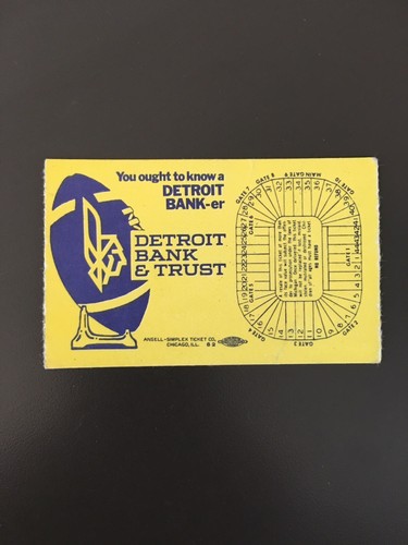 Michigan vs. Baylor 1975 Football Ticket Stub - Picture 2 of 2