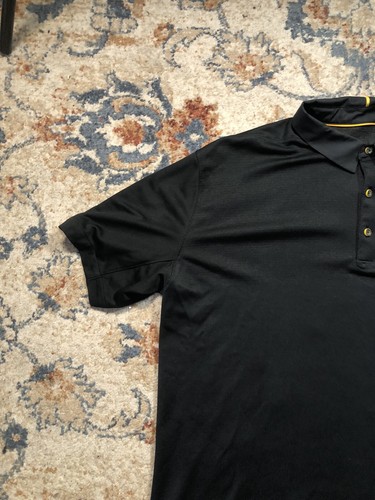 Pittsburgh Steelers Nike Dri-Fit Coaches Sideline Golf Polo Shirt Black Men’s XL - Picture 3 of 8