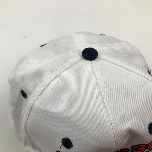 VINTAGE SAAC-30 Hat Cap Snap Back White Blue Embroidered California Speedway 90s - Picture 3 of 8