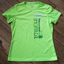  Woman Small Vintage Used Brooks T-shirt Marathon de Montr al 2012 PQ Canada 