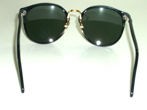 VINTAGE B&L RAY BAN W1102 BLACK CRYSTAL PREMIER IV ROUND TRADITIONAL SUNGLASSES - Picture 9 of 12