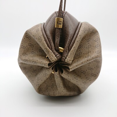 GUCCI GG Web Butterfly Mini Candy Crossbody Bag Brown