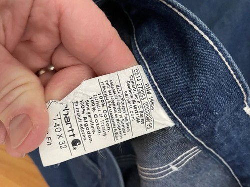 Carhartt Herren Größe 40 x 32 - 2 Paar Carpenter Jeans Arbeitshosen - Bild 7 von 14