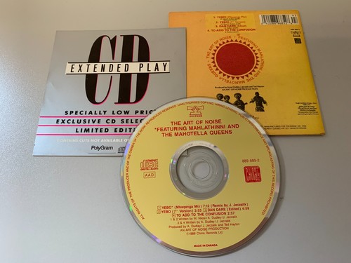 The Art Of Noise - Yebo! - Canada Import Maxi CD Single © 1989 - Bild 2 von 2
