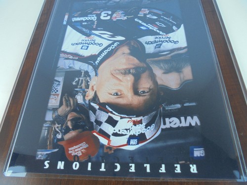 Dale Earnhardt 01 PHOTOGRAPH REFLECTIONS PLAQUE COLLECTIBLE TRIBUTE Man In Black - Picture 5 of 12