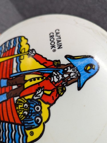 2 Vtg Ronald McDonald Fling Captain Crook  1978 Full Size Frisbees Discs RARE HN - Picture 8 of 8