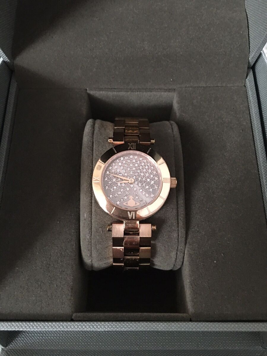 Vivienne Westwood Rose Gold And Stainless Steel Ladies Watch eBay