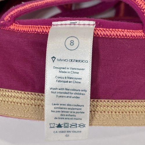 ivivva Girl's 8 Pink Racer back Bra Dance - Picture 5 of 6