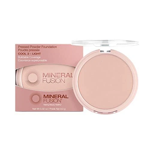 Mineral Fusion Pressed Powder Foundation 032 Ounce Natural Glow Makeup