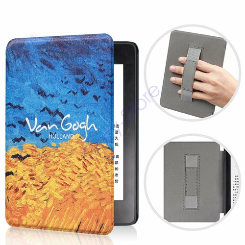 Kindle 10th Gen 6'' Case J9g29r Lightweight Pu Leather Cover With Hand Strap - Picture 19 of 34