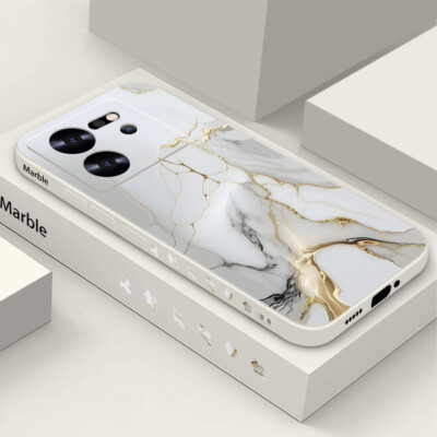 Phone Case For Xiaomi Redmi Note 12 11 Pro 13T Poco X6 Pro Marble Silicone Cover