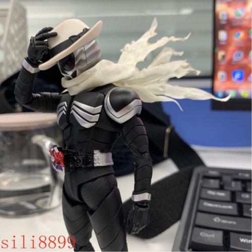 1/12 Black Wired Scarf for 6" Male and Female Body Action Doll (No Figure) - Picture 5 of 14