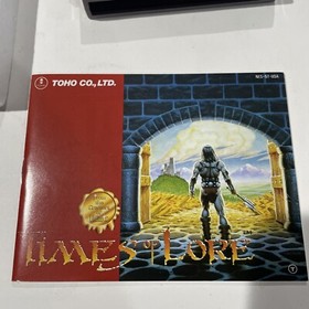 times of lore nes cib (WOW!!!)