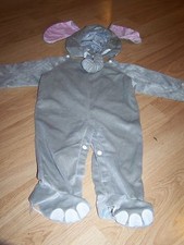 Infant Size 12-24 Months Safari Jungle Elephant Halloween Costume EUC