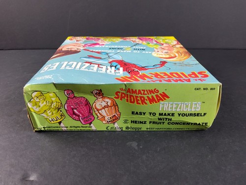 Vintage 1974 Amazing Spider-Man Hulk Captain America Freezicles w/ Molds Marvel - Picture 4 of 14