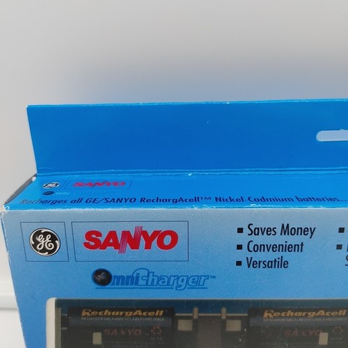 Ge Sanyo 4 Position Battery Charger NC-1280 OmniCharger New - Picture 2 of 14