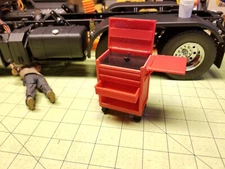 Miniature Custom Mobile Tool Cart for Radio Control and Dioramas 1/10 and 1/14