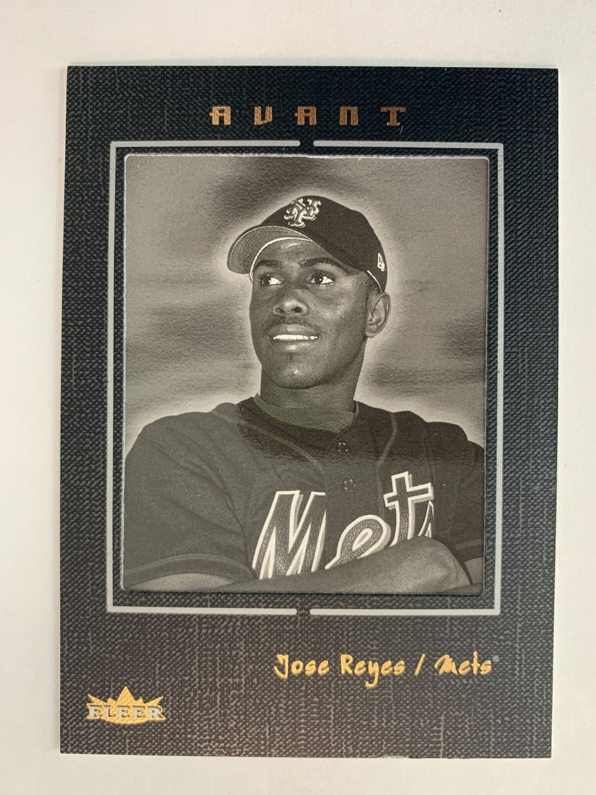 2003 Fleer Avant Jose Reyes Black 182/199 Mets #87