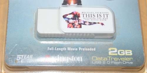 NEW Michael Jackson's THIS IS IT Limited Edition USB Drive Flash Thumb MOVIE - Afbeelding 3 van 3