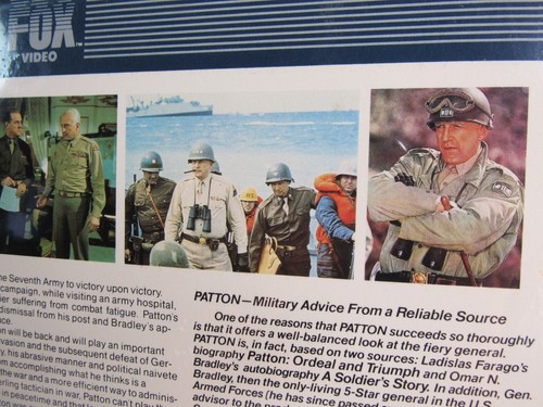 Laser Disc Movie "PATTON" George C Scott Military WW ll Collectible NOS Sealed - Picture 3 of 5