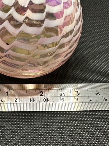 "Florero o botella de perfume vintage Royal Limited de vidrio soplado de cristal 3,75"" LEER - Imagen 3 de 10