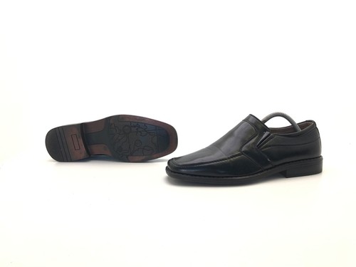 Bottesini Herren Halbschuh Slipper Loafers Comfort Schwarz Gr. 42 (UK 8) - Picture 2 of 8