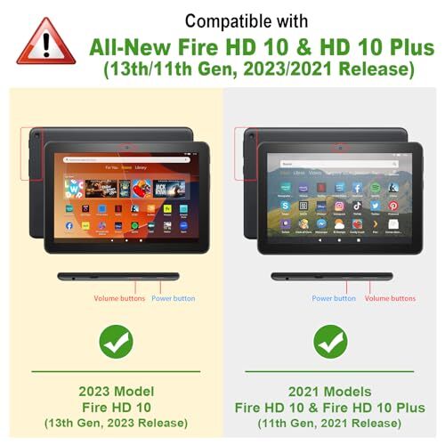 Custodia per nuovissimo tablet Amazon Fire HD 10 e 10 Plus (13°/11° cielo stellato - Foto 7 di 7