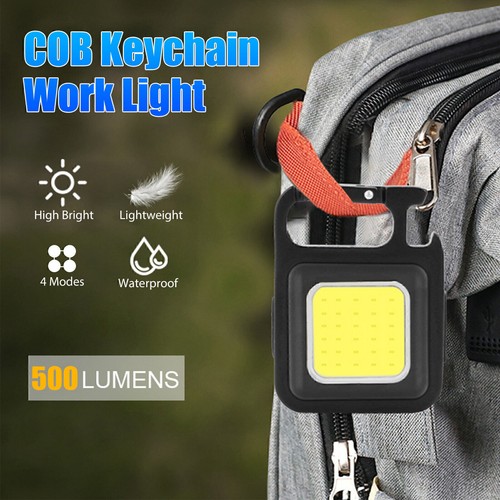 1-20X 800LM Mini COB Flashlights Bright Rechargeable Keychain Small Flashlight - Picture 4 of 17