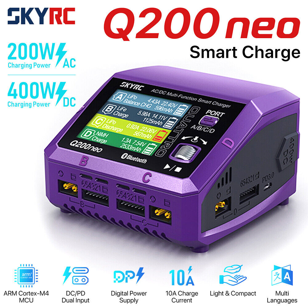 SkyRC Q200 NEO Quattro AC/DC Charger SkyRC Q200 NEO Quattro AC/DC Charger