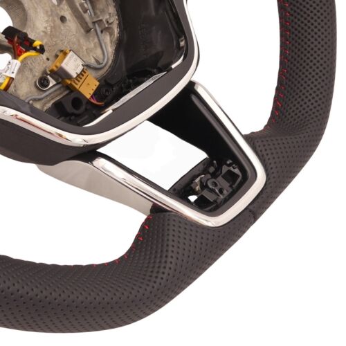 Sportlenkrad Multifunktion heizbar Leder gelocht Skoda Octavia IV NX Kodiaq NS - Bild 3 von 7