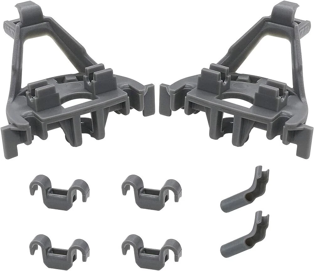 Cojinetes De Fijación Para Cesta Inferior De Lavavajillas - Compatible Con Bosch, Siemens, Balay, Neff, Constructa, Gaggenau, Viva - Ref. 00428344 / 00418499