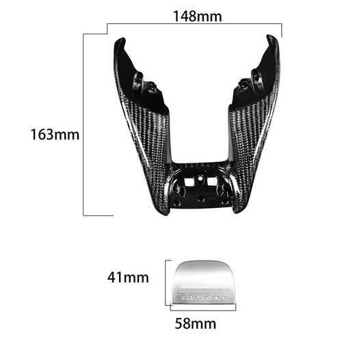 Genuine Carbon Fiber Steering Wheel Lower Cover Trim for Benz R231 SL 2016-19 - Picture 11 of 19