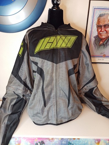 Icon Hooligan Street Jersey Motorcycle Jacket Sixe XL - Extra Padding