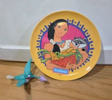 Disney's Pocahontas Vintage 8” Plate Melamine Zak 90s & flint burger king toy