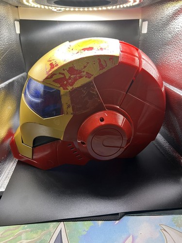New Marvel Avengers Iron Man Helmet Cosplay 1:1 Light Led Ironman Mask With Soun - Picture 5 of 15