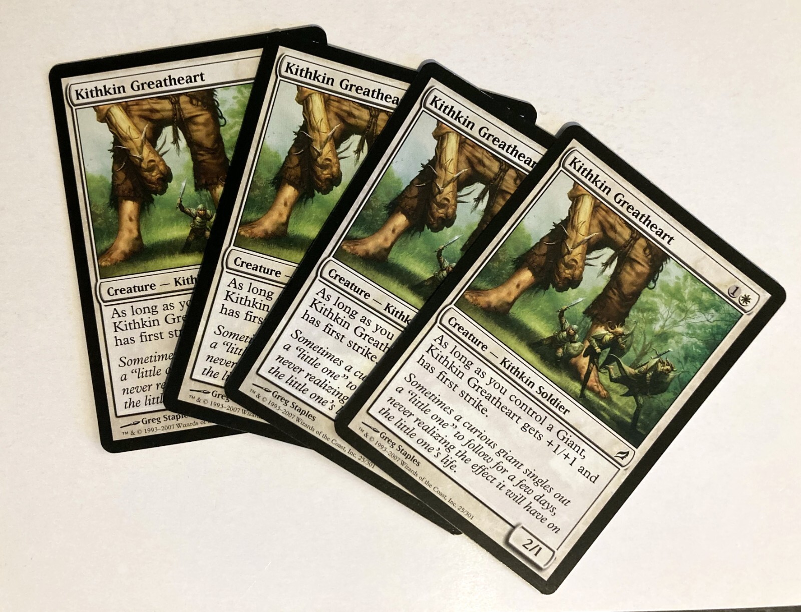 Kithkin Greatheart (4) NM Lorwyn MTG Magic the Gathering | eBay