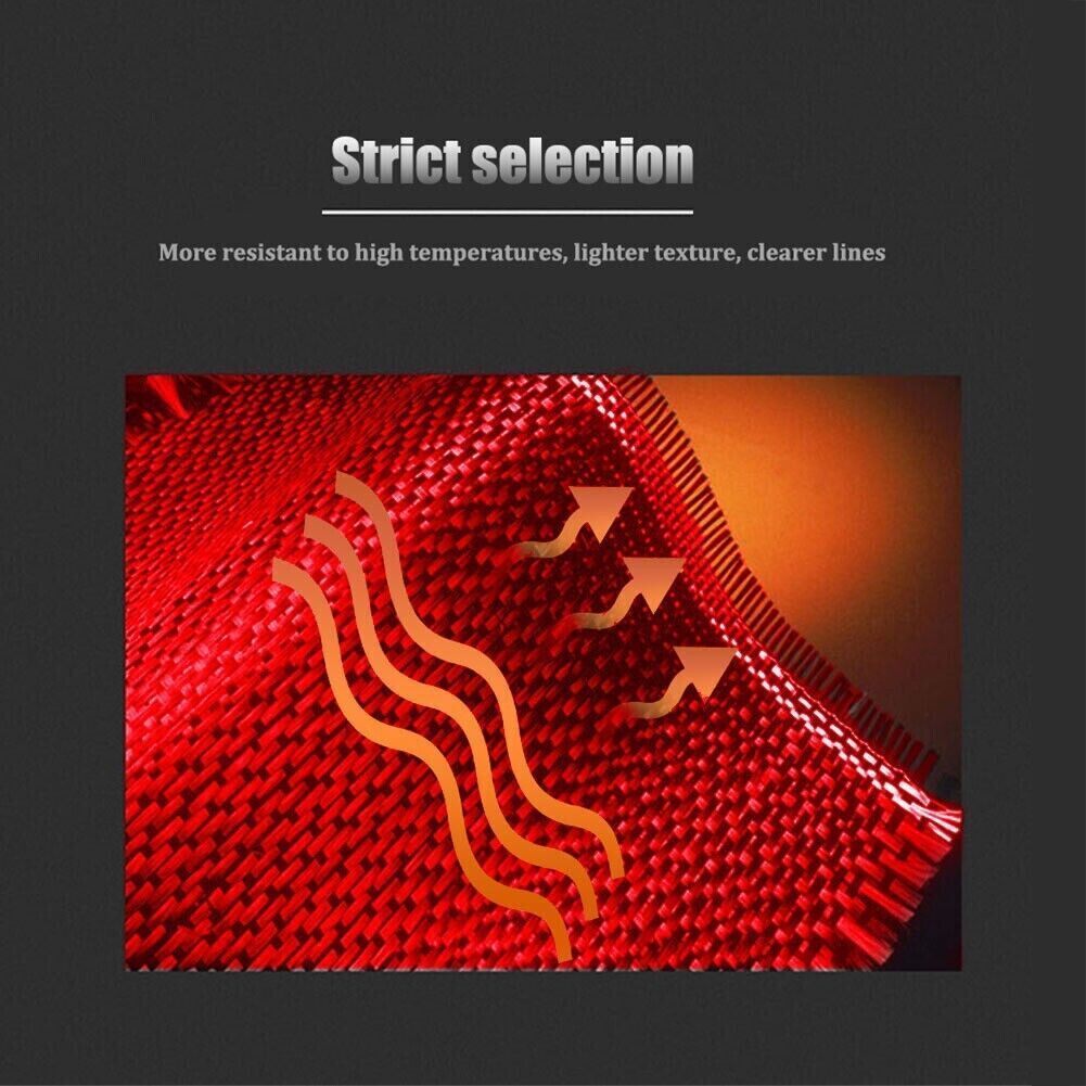 58Pcs Red Carbon Fiber Kits Full Interior Trim Cover For Ford F-150 FX4 2004-08