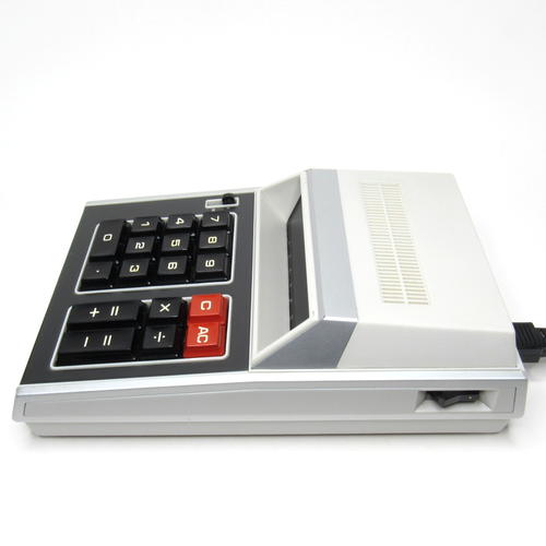 Casio AS-8E Desktop Calculator w/ Cover Vintage Plug In Made In Japan Tested - Picture 5 of 10