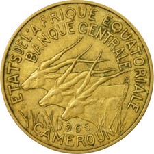 [#670189] Coin, EQUATORIAL AFRICAN STATES, 10 Francs, 1965, Paris, VF(30-35)