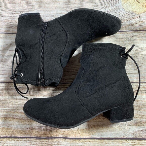 Madden Girl Cindy black lacing Bootie NWT eBay