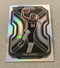 2020-21 Panini Prizm RC Silver Prizm #291 Tre Jones Spurs See Note