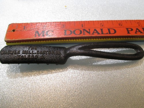 Vintage Gusseisen Fischschuppen schwarz - Bild 1 von 12